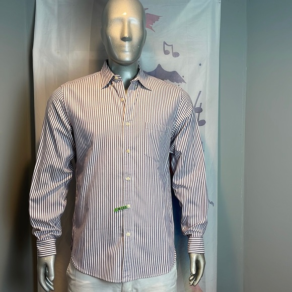 J. Crew Other - J. crew Vintage Oxford 100% Cotton Long Sleeve Striped Shirt Size M